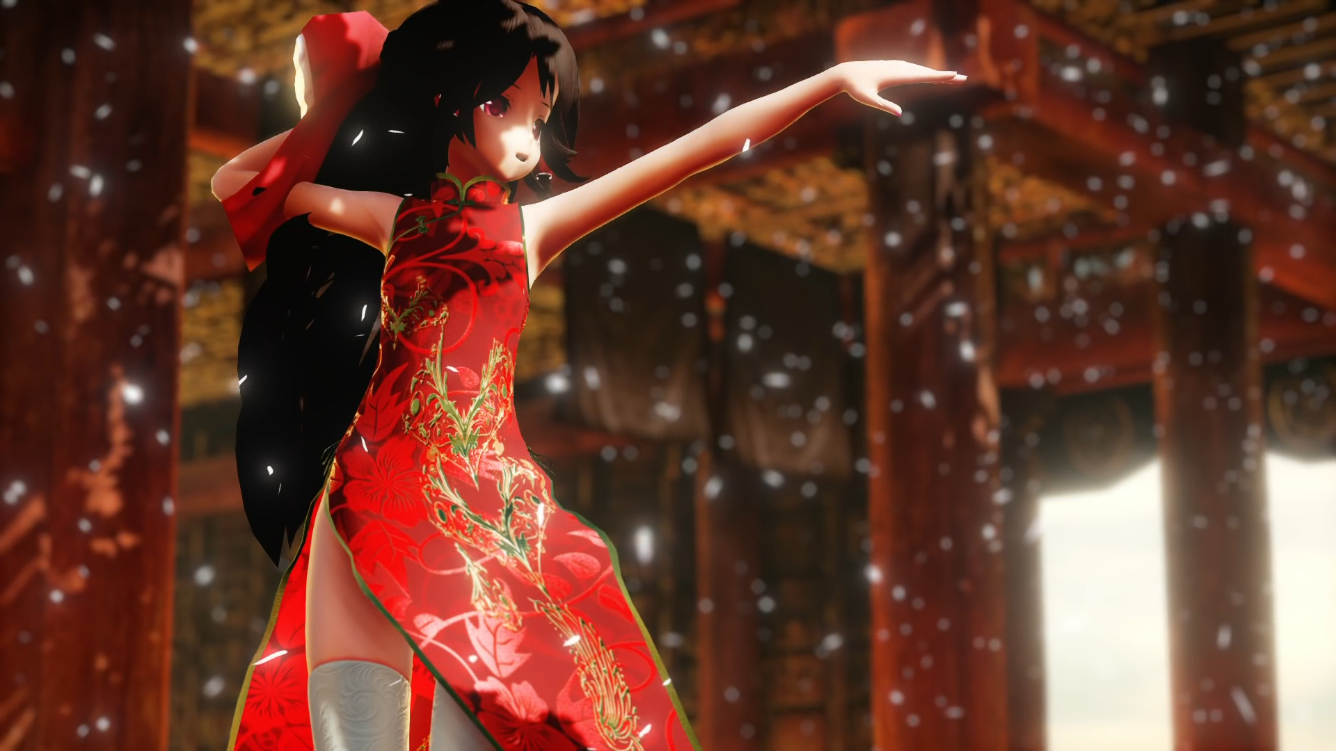 【MMD】旗袍风灵梦-桃源恋歌